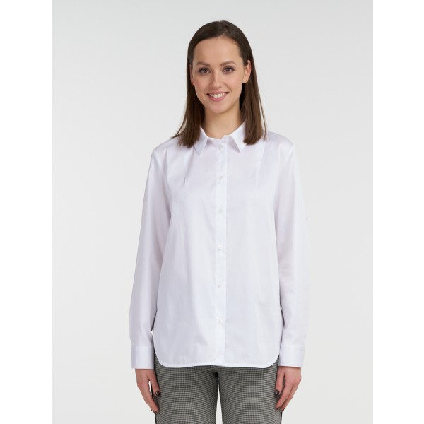 Camicia in cotone bianco
