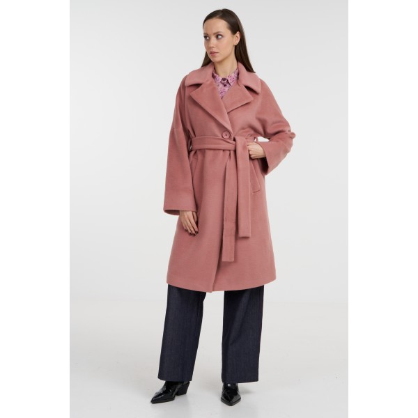 Cappotto di Lana Corallo