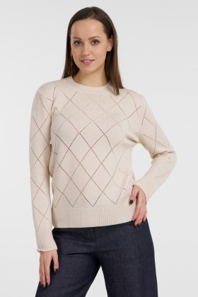 White Wool Jumper