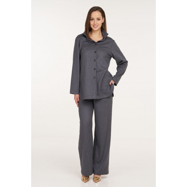 Grey wool trousers
