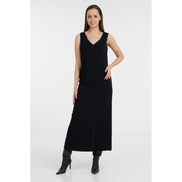 Evening velvet dress