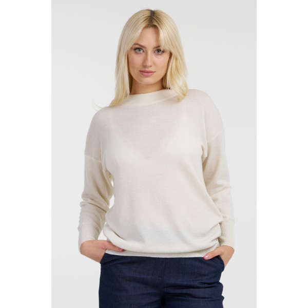 White Merino Jumper